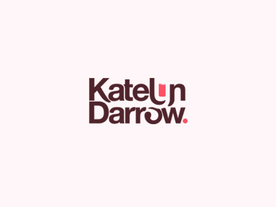 Katelyn Darrow Logo blog wordmark. logo