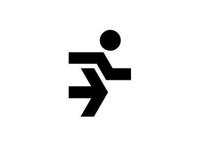 Run ➡️ arrow bregvadze design exit gio giorgi icon logo man mark run running man sign symbol