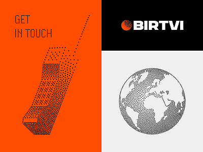 Illustrations for BIRTVI blockchain branding bregvadze design development dots gio globe holy illustration modern motors old phone vector