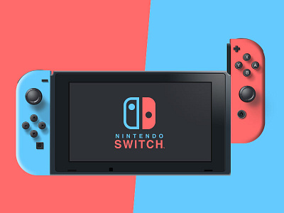 Nintendo Switch - Vectorial concept design console freebie nintendo realistic switch vector