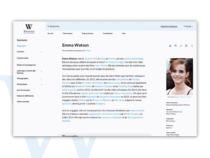Wikipedia Redesign encyclopedia interface redesign simple wikipedia