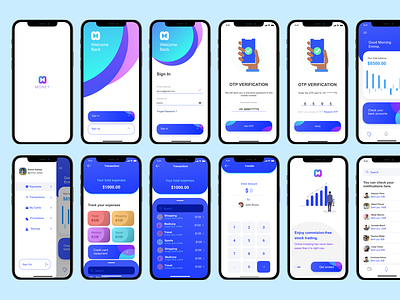 Finance App Mobile Ui Design
