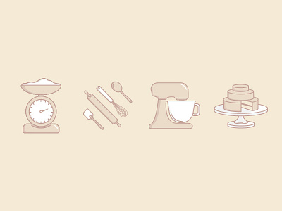 Bake off icons
