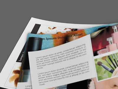 Cosmetic Brochure beauty brochure catalog colorful colorful design cosmetic graphic indesign