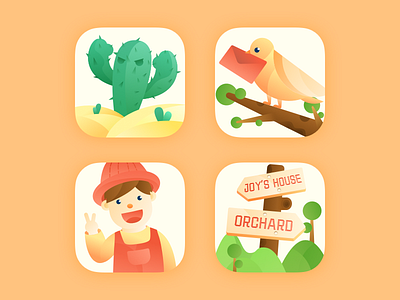 Orchard Icon app design icon illustration ui ux