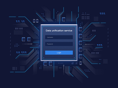 Date System Login ui ux design login illustration