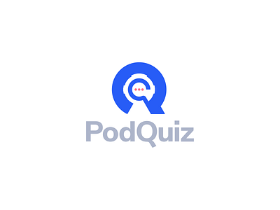 PodQuiz app branding combination design digital dualmeaning genz graphic design illustration logo logodesign podcast quiz ui ux vector