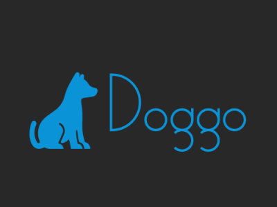 Doggo Pet Logo branding logo