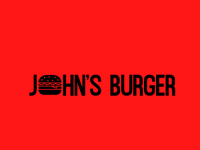 John's Burger Logo branding graphic design logo