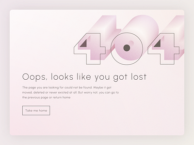Daily UI - 404 error page