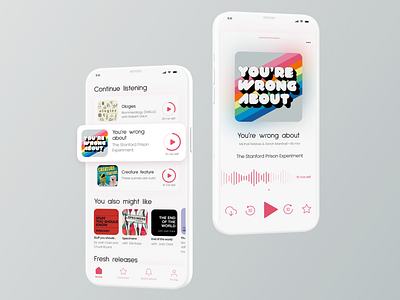 DailyUI - Podcast player