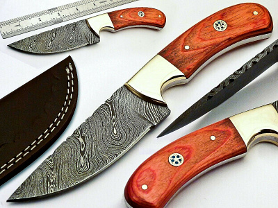 Damascus knife knife knives. steelknives wood