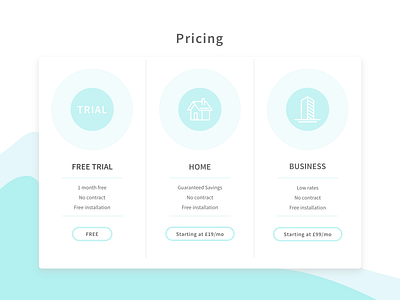 Pricing Table landing page plans pricing pricing table ui website