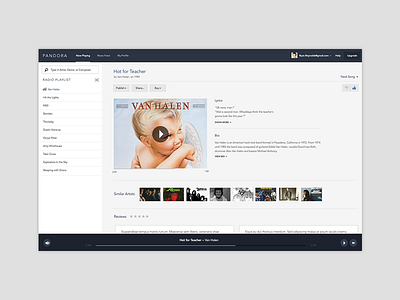 Pandora Redesign