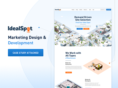 Idealspot Marketing Website Case Study