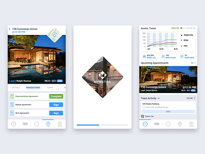 Keller Williams - MyMetro Mobile agency casestudy dashboard mobile platform portfolio productdesign realestate saas servicedesign ui ux