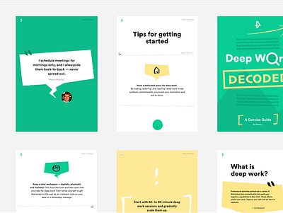 ebook for Dewo app branding ebook ebook design flat identity minimal page layout product design vector