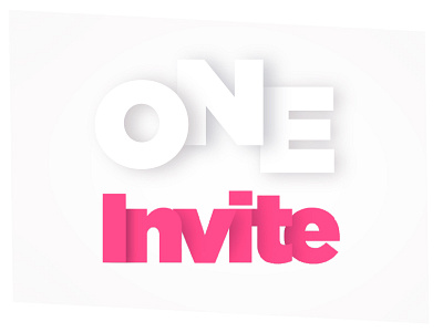 One Dribbble Invite