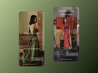 Shop Women's Clothing App Design