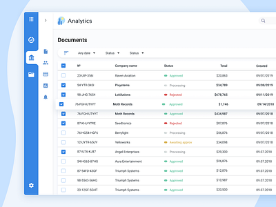 Analytics design gradient illustration interface ui ux vector