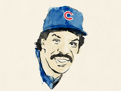 The Hawk andre dawson baseball hall of fame illustration