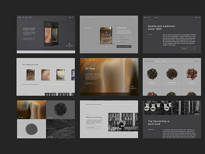 Website Design for A.C. Perchs Tea Shop