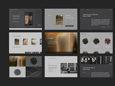 Website Design for A.C. Perchs Tea Shop