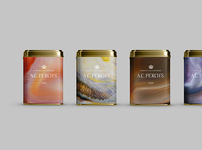 Packaging Design for A.C. Perchs Tea Shop branding graphic design logo packaging shop tea