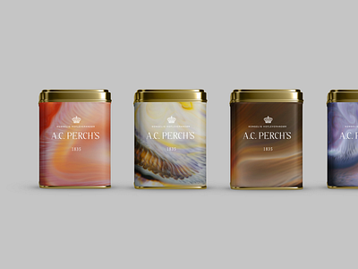 Packaging Design for A.C. Perchs Tea Shop