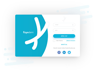 Fizyodemi - Login fizyodemi login login ui