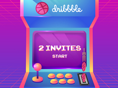 2invites albania arcade creative dribbble game invites jetmir lubonja play