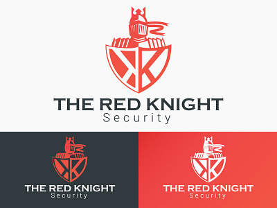 The Red Knight albania branding creative creative design design jetmir lubonja knight knight logo logo security typography vector