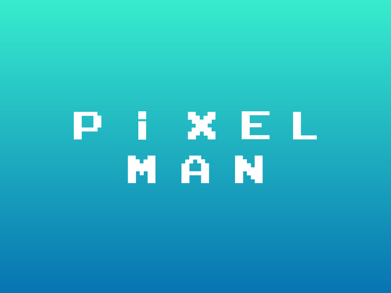 Pixelman albania creative creative design design funny game illustration jetmir lubonja logo logo 2d pixel pixel art pixel logo pixelman
