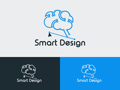 Smart Design albania brain brain logo branding creative creative design design dribbble jetmir lubonja logo logo 2d smart typography vector