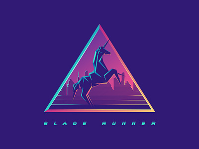 Blade Runner albania blade runner blade runner 2049 bladerunner creative creative design design illustration jetmir lubonja logo new york origami unicorn