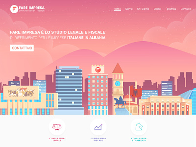 web albania branding city creative creative design design dribbble illustration logo 2d tirana vector web
