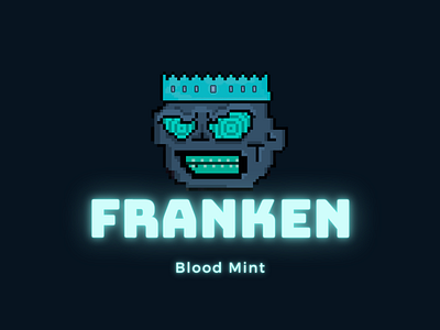 Franken NFT branding graphic design logo terror