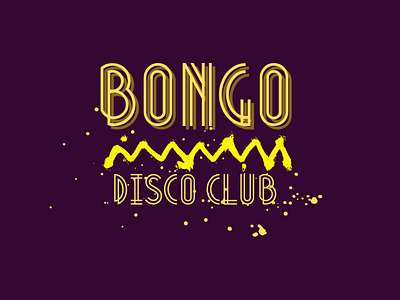 Bongo Disco branding club graphic design logo night
