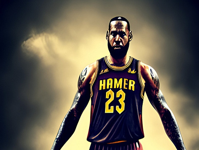 The King basket graphic design king lebron motion graphics nba