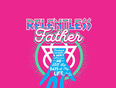 Relentless Father Stickers 2020