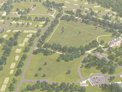 Hampton National Historic Site 3D Park Map