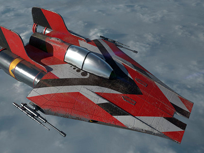 A-Wing War Paint 004 3d a wing after effects arnold game art interceptor maya modeling rendering skins star wars substance painter