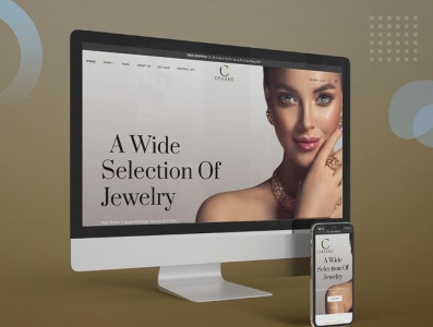 Jewelry eCommerce Store ecommerce graphic design web design website