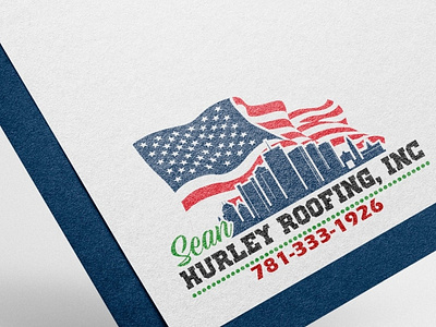 Logo Design for Roofing Company branding design logo vector