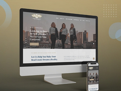 Real Estate Company Website graphic design web design website