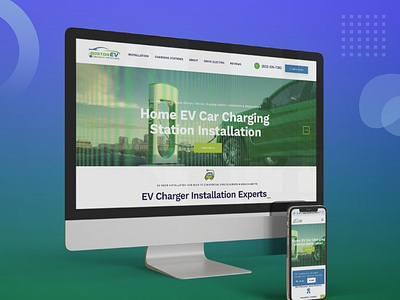 EV Charging Installation Website graphic design web design website