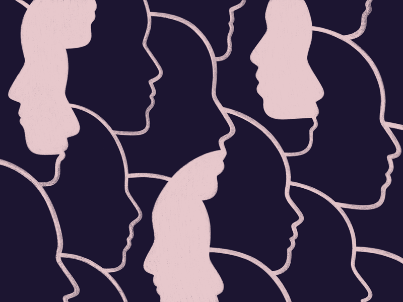 Survivor's Stories design stories silhouettes pattern procreate illustration