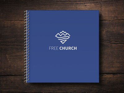 Notebook for Church Branding branding church collatoral logo notebook