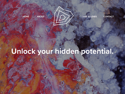 Geode Website Mockup branding concept design logo tagline ui visual design visual identity website