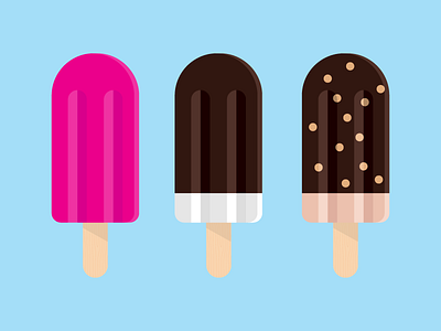 Ice creams flatvector ice cream illustration illustrator vector vector illustration